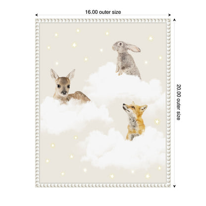 Animal Clouds Canvas Wall Art
