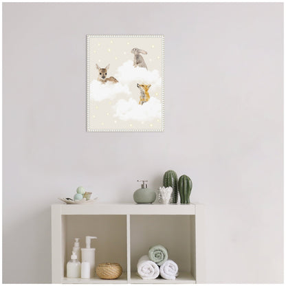 Animal Clouds Canvas Wall Art