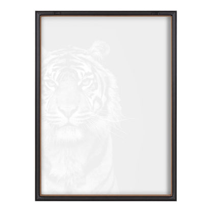 Minimalist Tiger Glass Wall Art