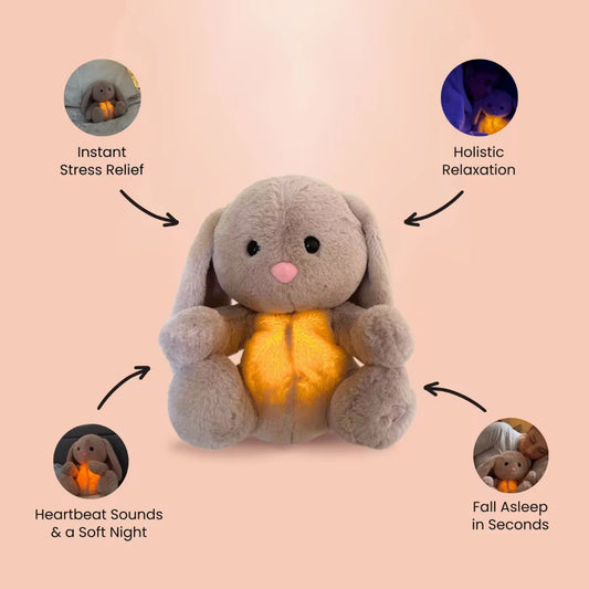 Breathing Bunny Soothing Sensory Plush – Calms Little Ones in Minutes