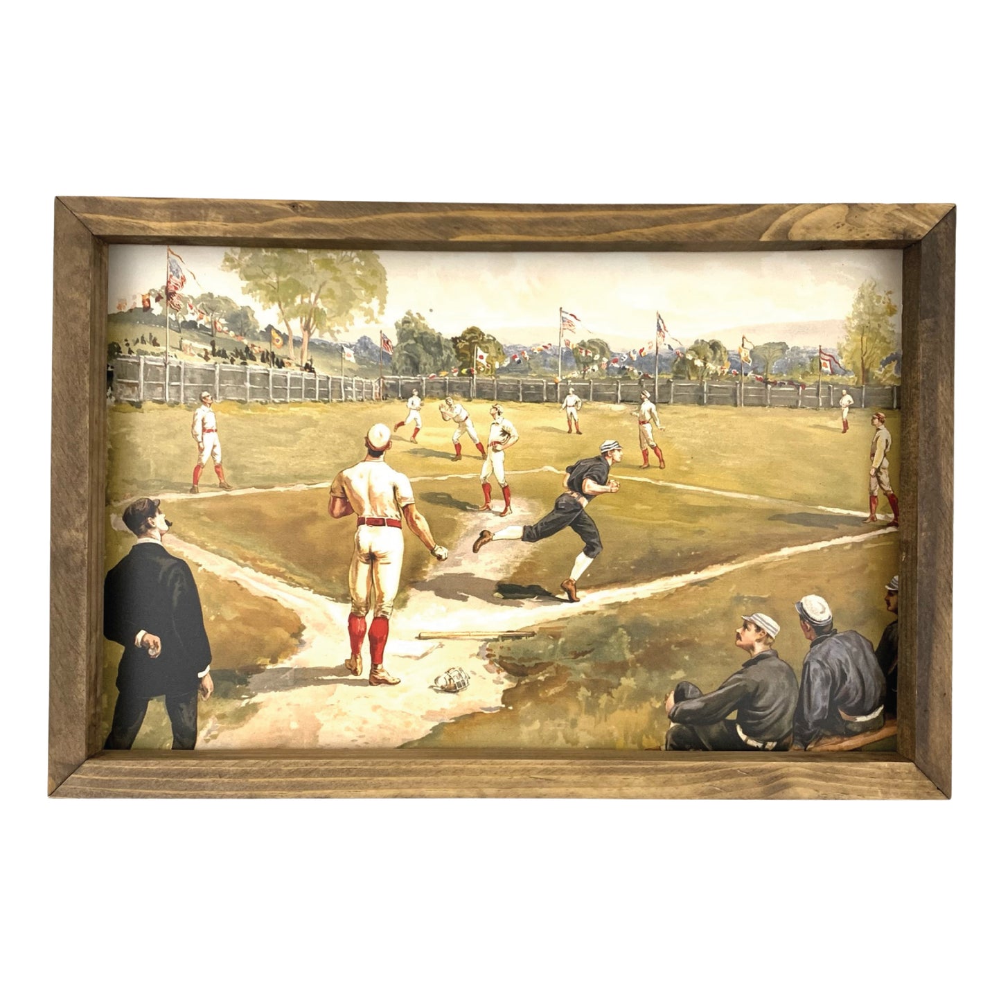 Baseball Game Framed Art