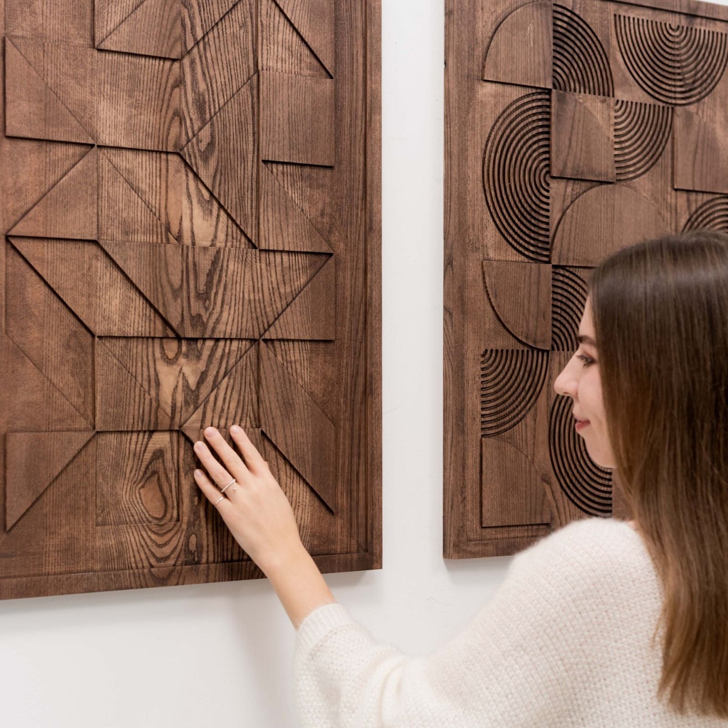 Bauhaus Wood Wall Art - Geometric