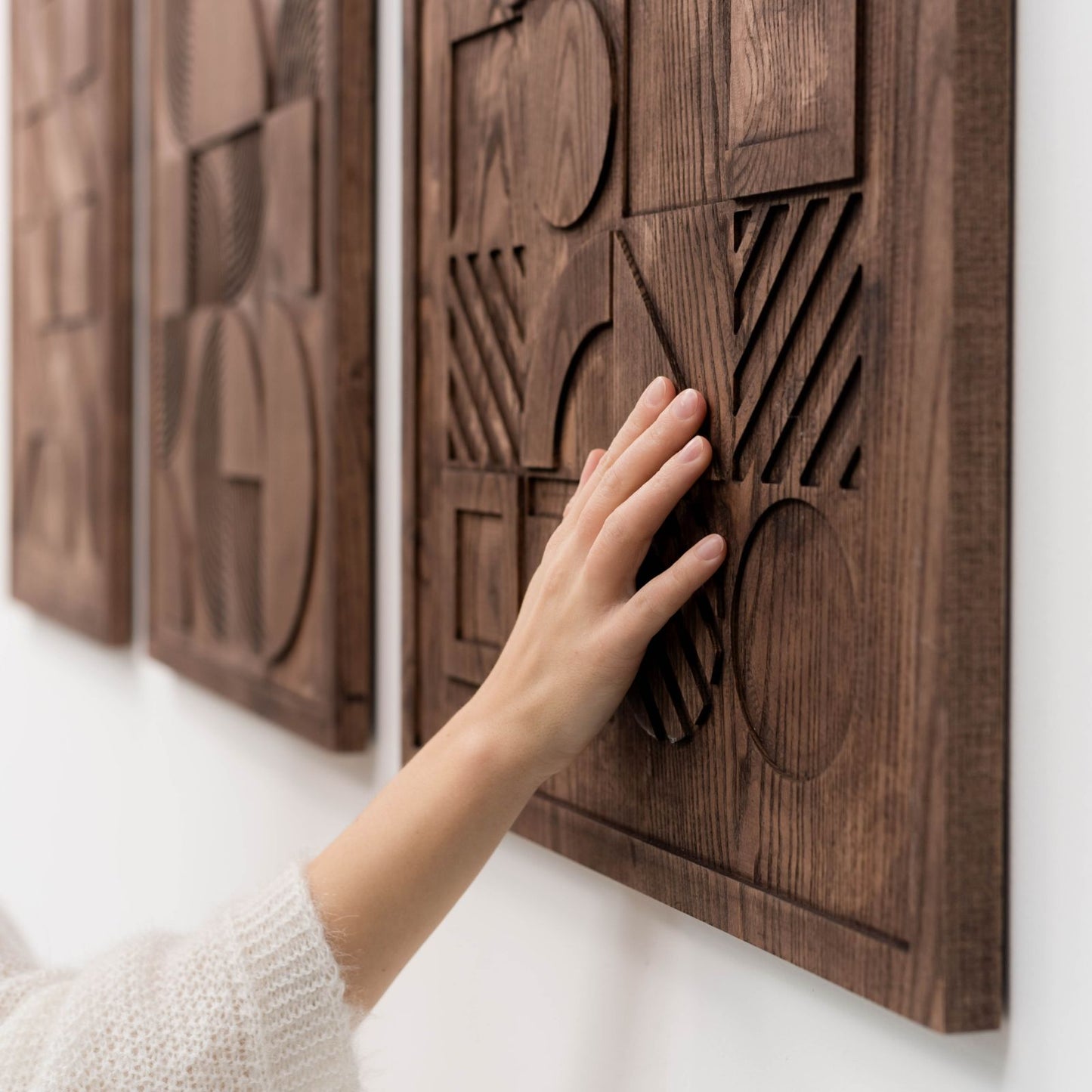 Bauhaus Wood Wall Art - Geometric