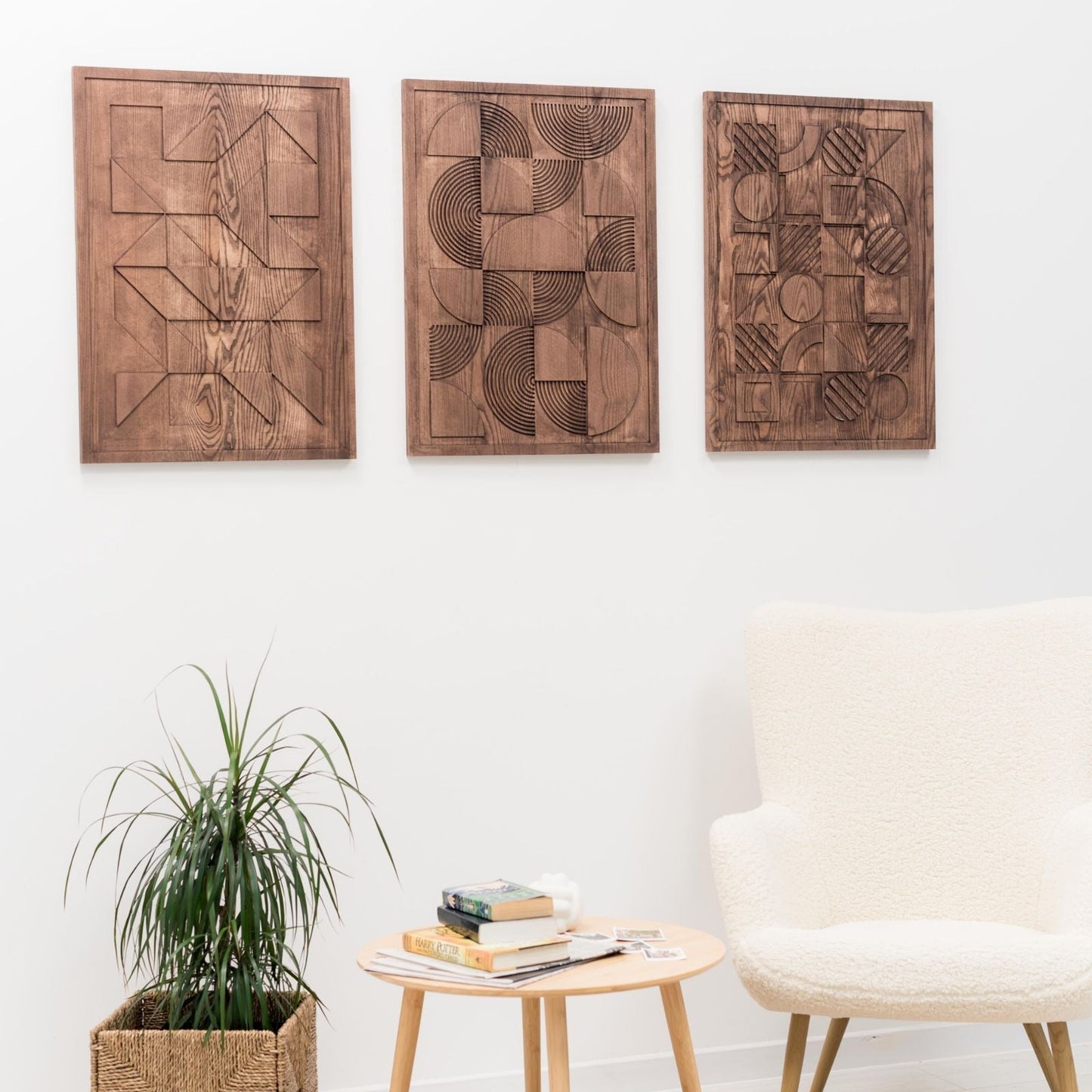 Bauhaus Wood Wall Art - Geometric