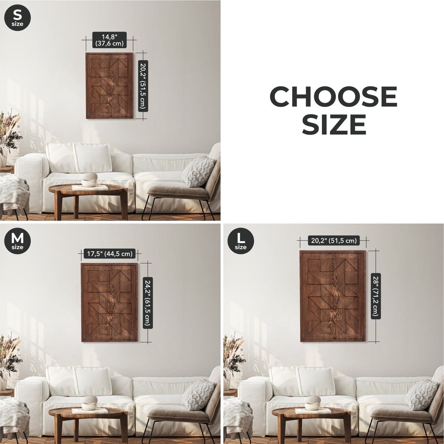 Bauhaus Wood Wall Art - Geometric