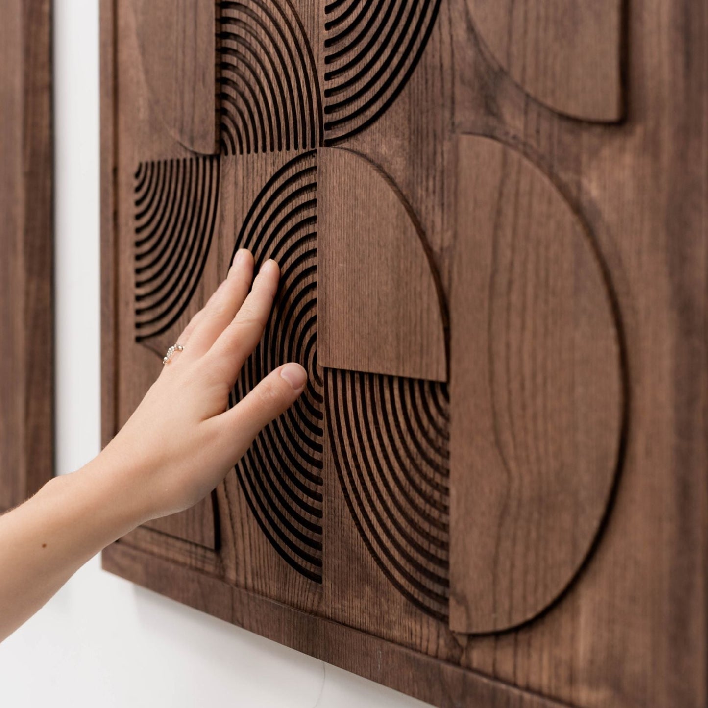 Bauhaus Wood Wall Art - Natural
