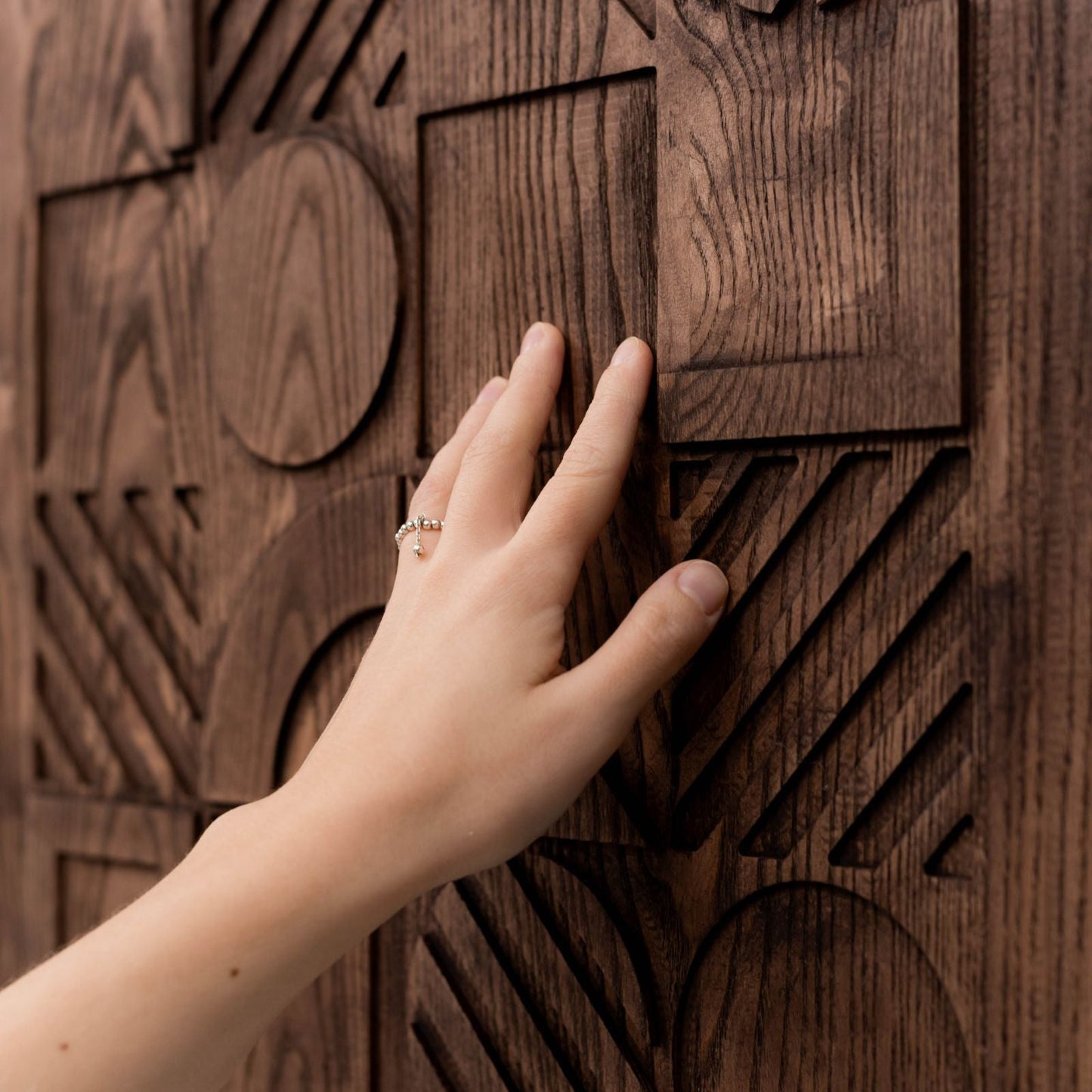 Bauhaus Wood Wall Art - Solid