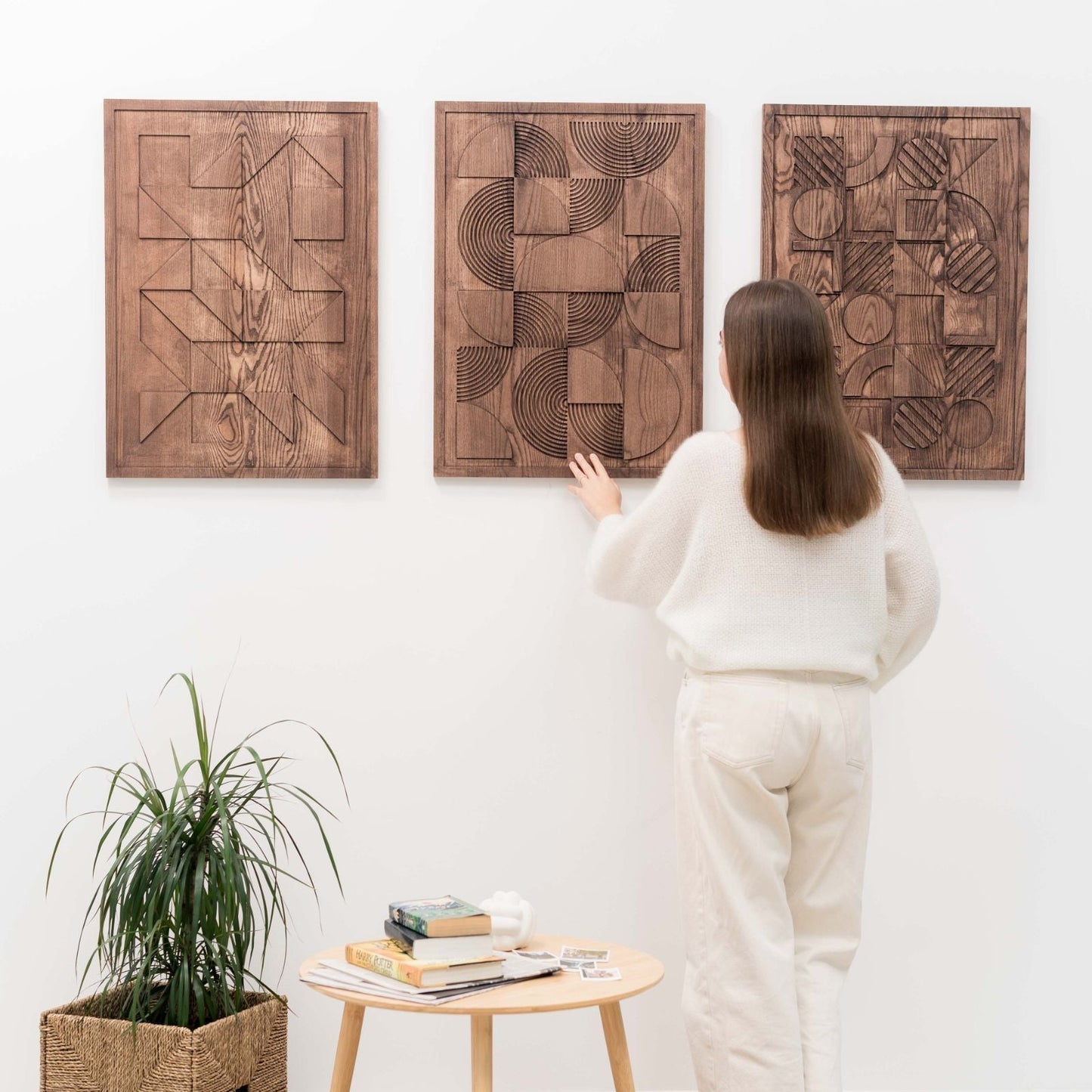 Bauhaus Wood Wall Art - Natural