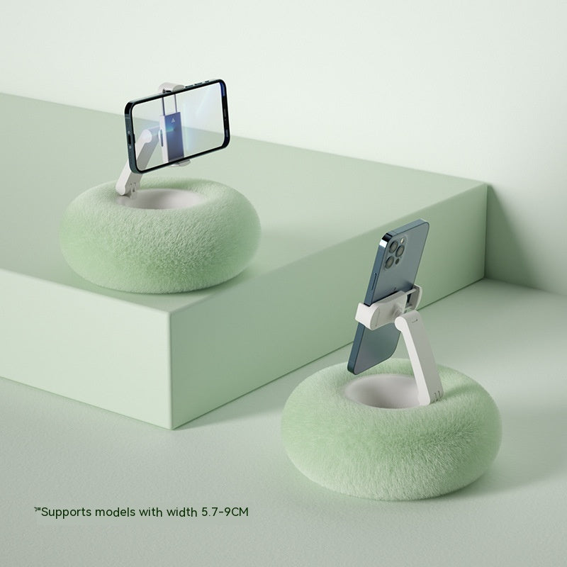 Fuzzy Bowl Phone & Tablet Holder – The Ultimate Hands-Free Comfort Stand!