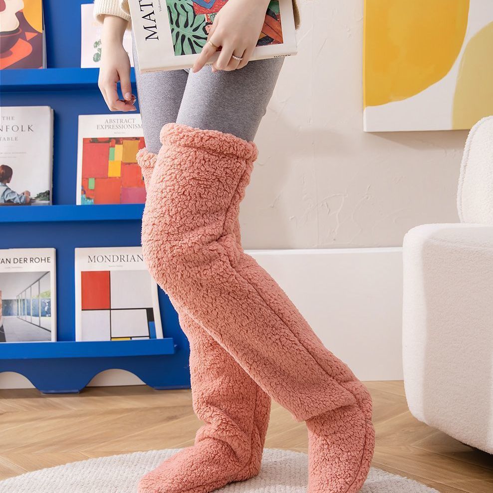 Fuzzy Knee High Socks - Instantly Warm & Cozy Your Legs