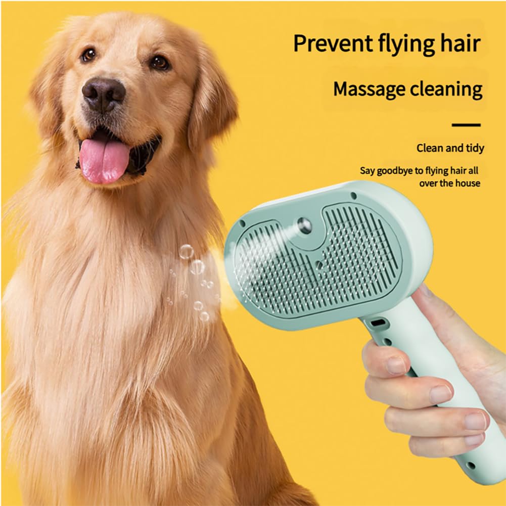 Pet Steam Brush: Instantly Stop Flying Fur