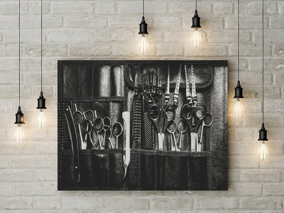 Beauty Salon Haircare Masterpiece canvas wall art for salon decor