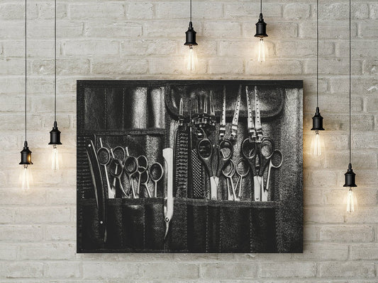 Beauty Salon Haircare Masterpiece canvas wall art for salon decor