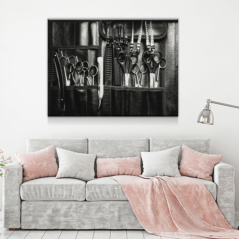 Beauty Salon Haircare Masterpiece Canvas Wall Art