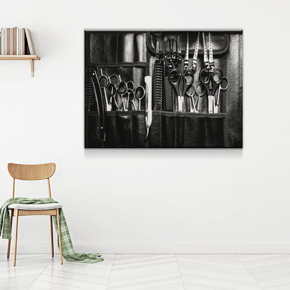 Beauty Salon Haircare Masterpiece Canvas Wall Art