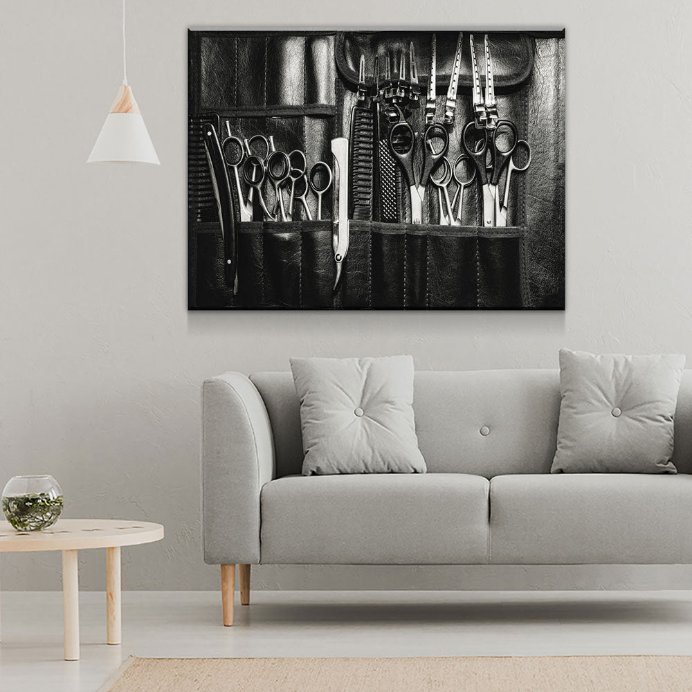 Beauty Salon Haircare Masterpiece Canvas Wall Art
