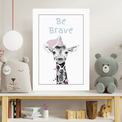 Be Brave Aluminum Wall Art