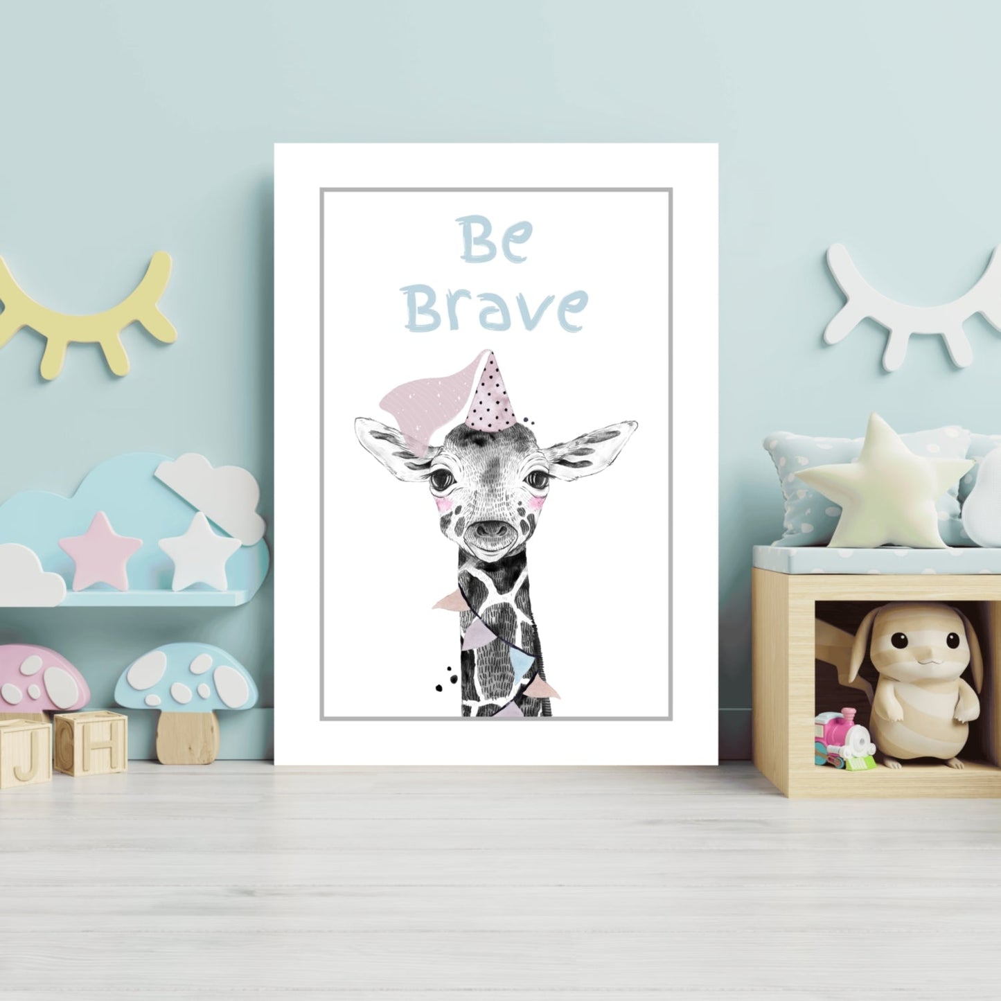 Be Brave Aluminum Wall Art