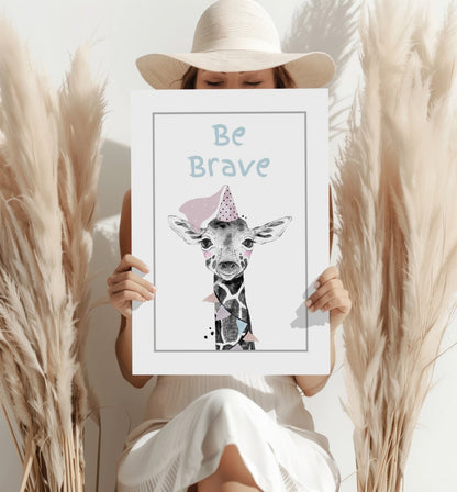 Be Brave Aluminum Wall Art