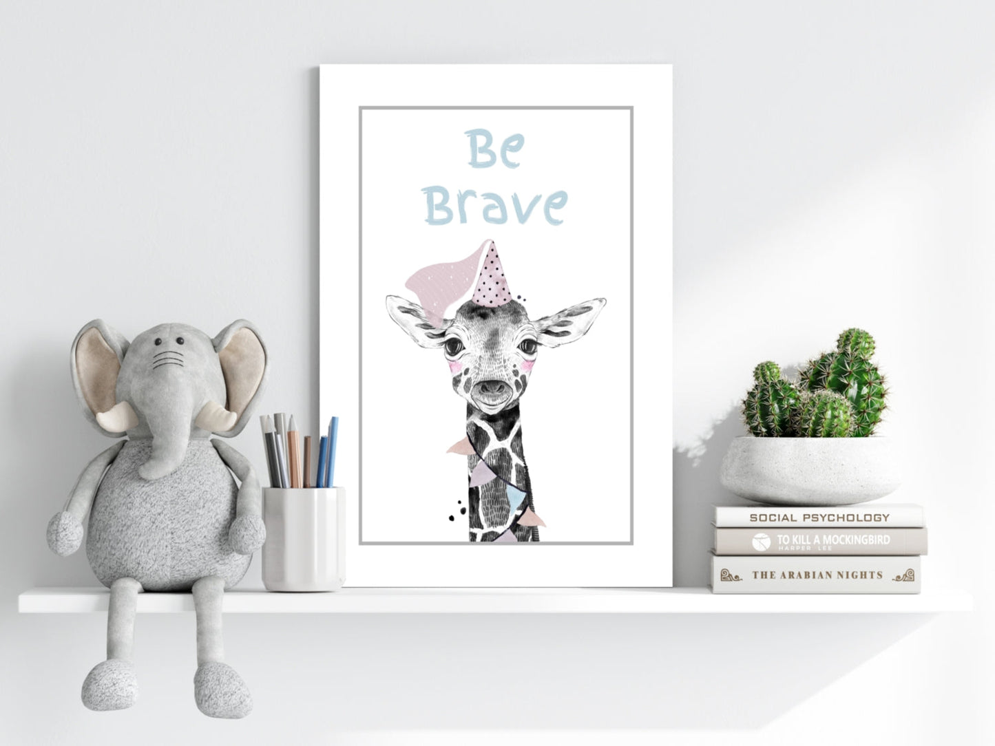 Be Brave Aluminum Wall Art
