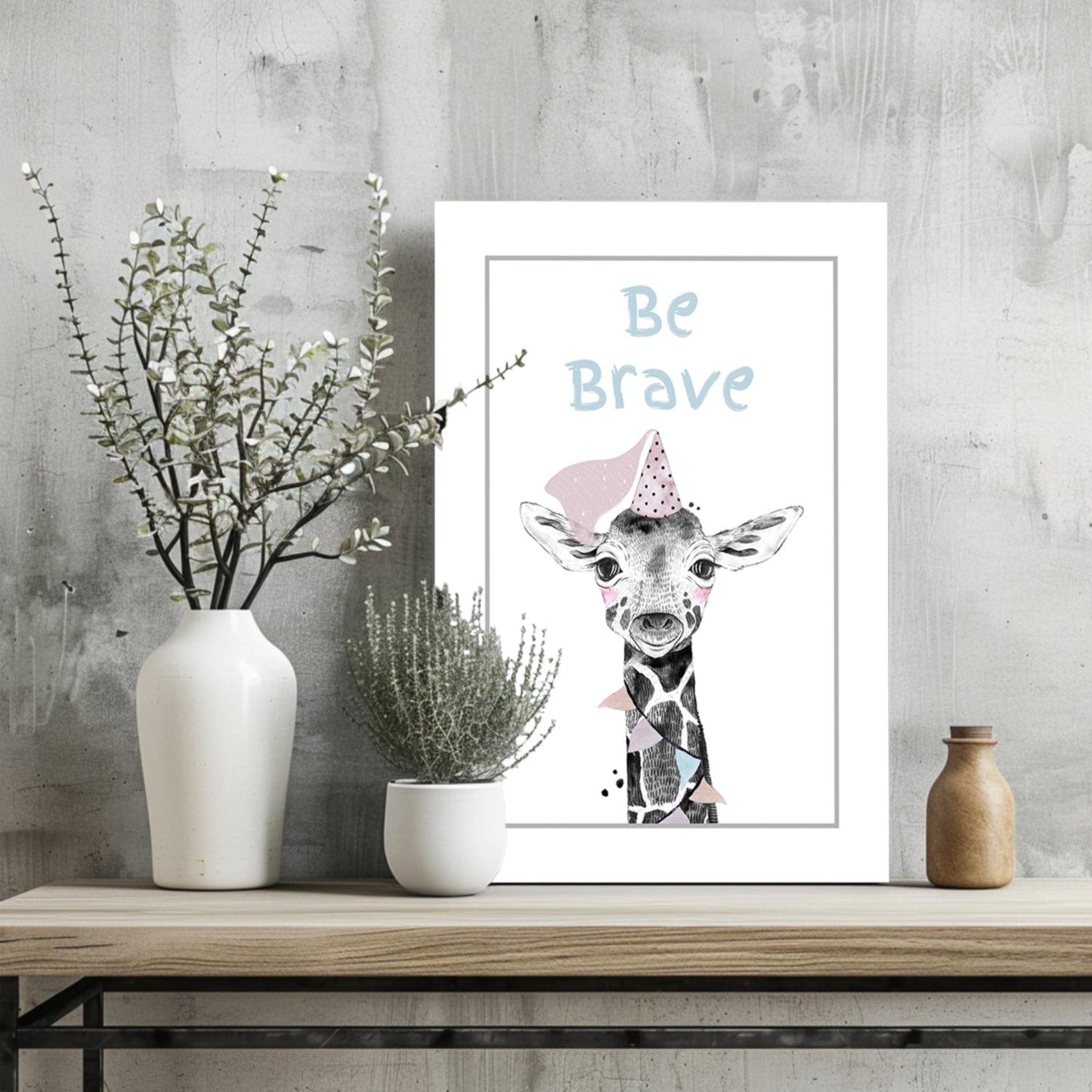 Be Brave Aluminum Wall Art