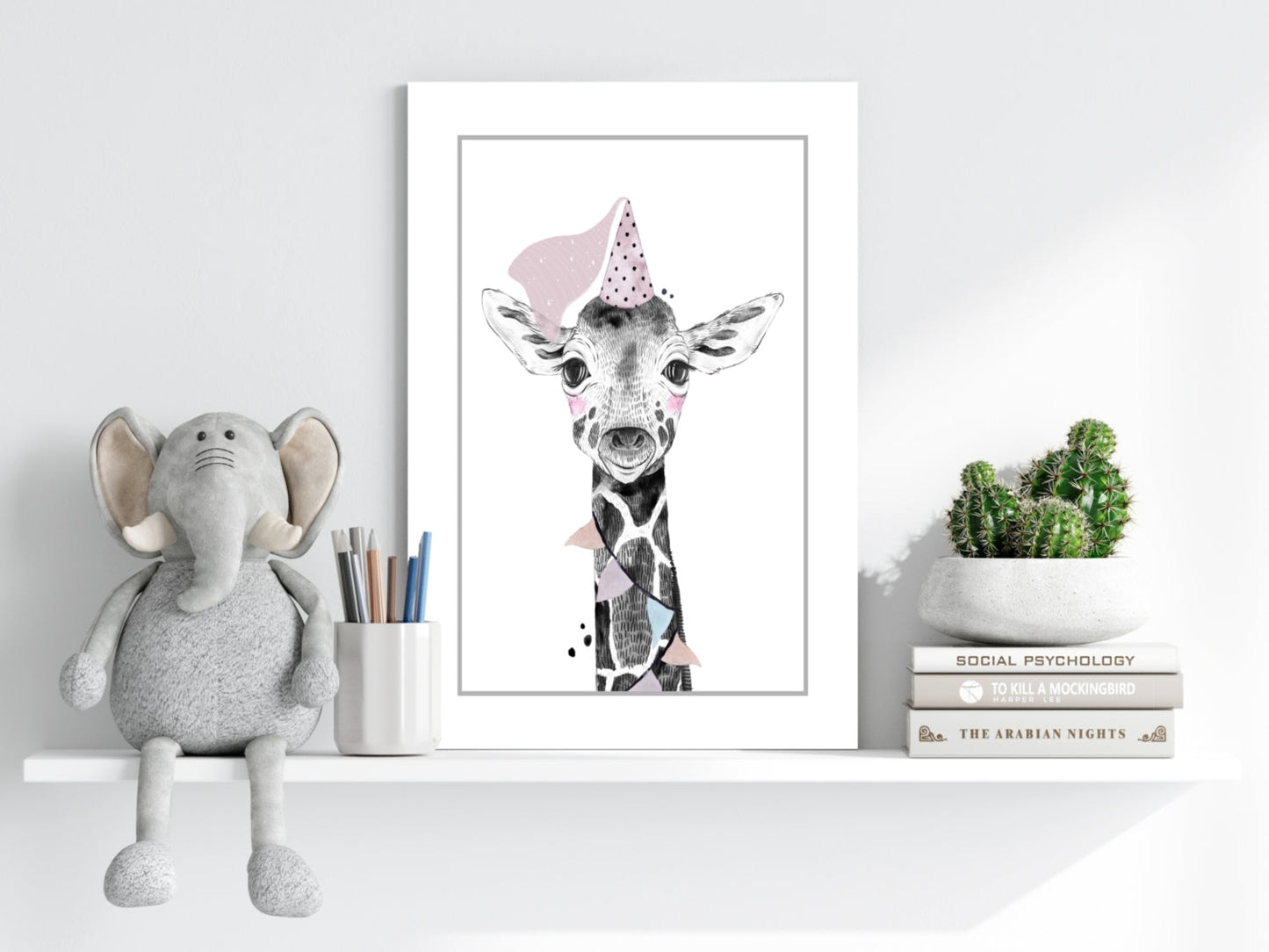 Giraffe Metal Wall Art