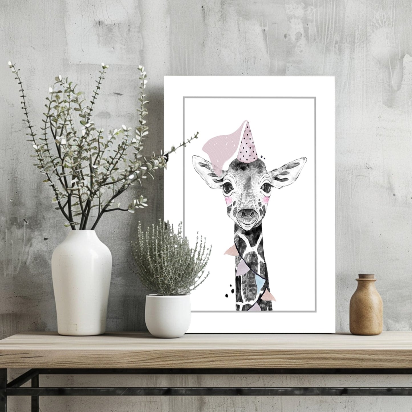 Giraffe Metal Wall Art