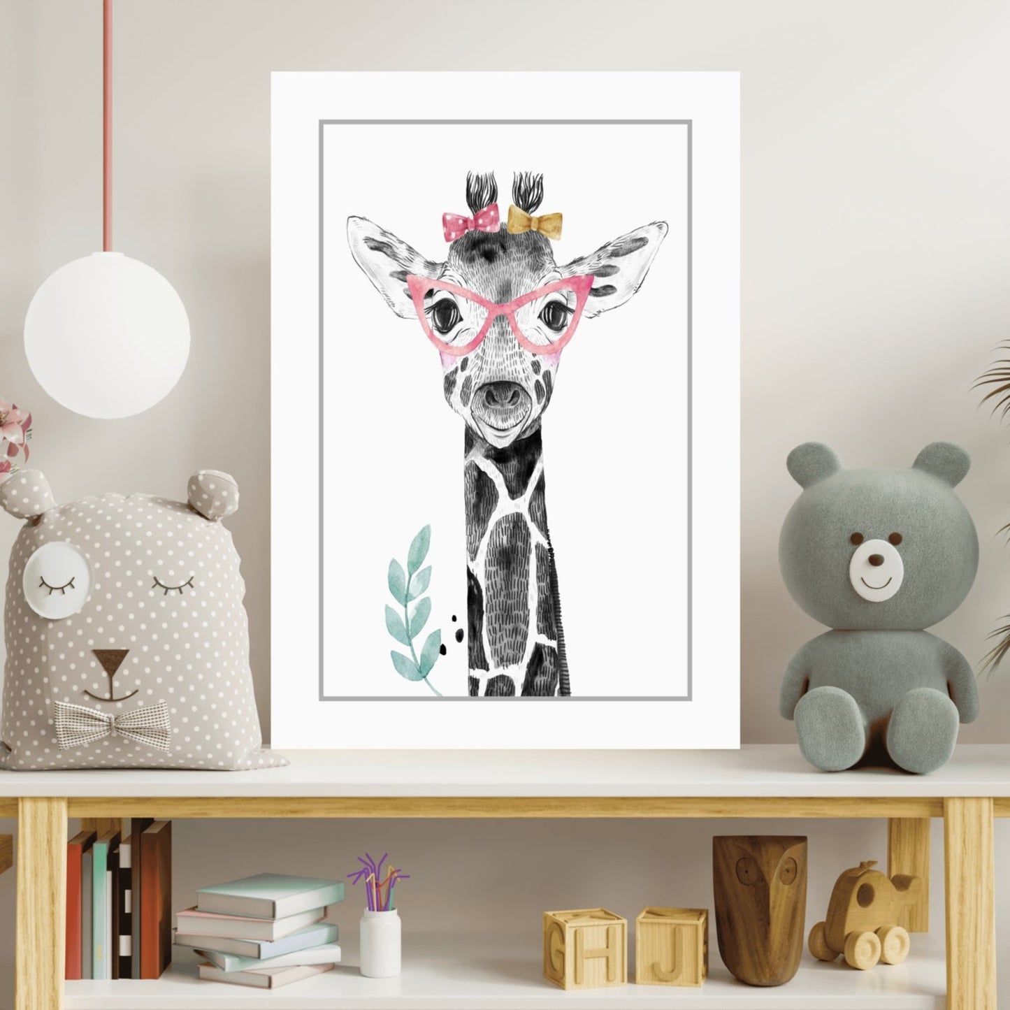 Giraffe Metal Wall Art