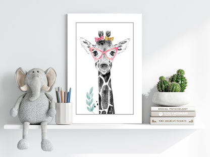 Giraffe Metal Wall Art