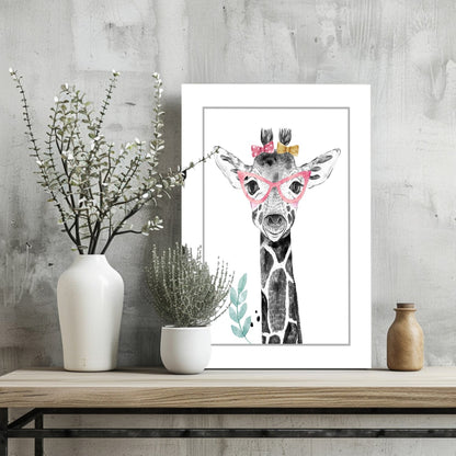 Giraffe Metal Wall Art