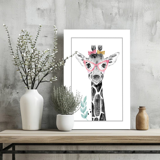 Giraffe Metal Wall Art
