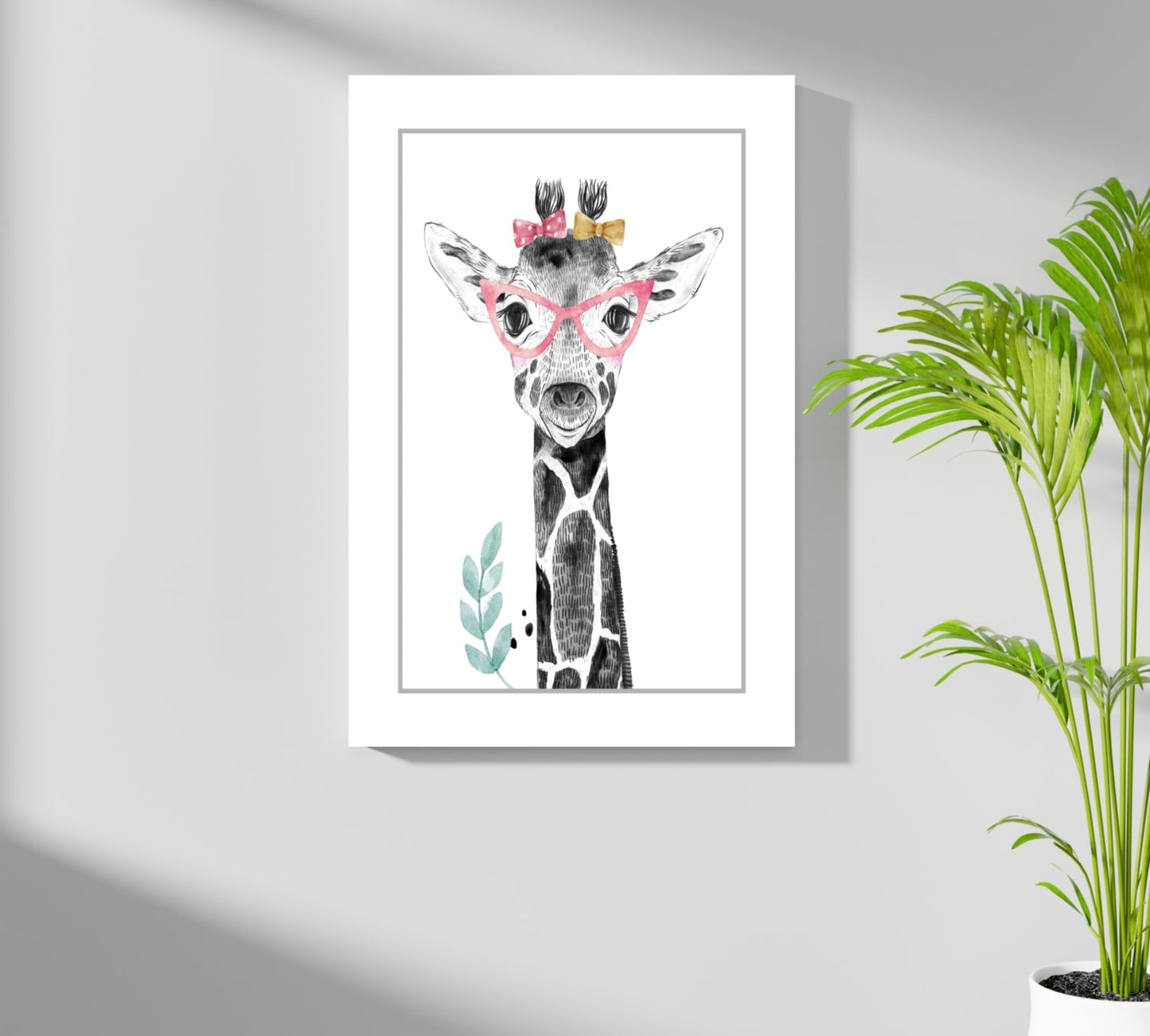 Giraffe Metal Wall Art