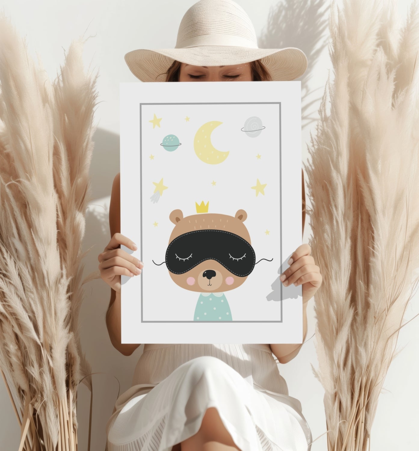 Sleep Time Metal Wall Art 4-Piece Set
