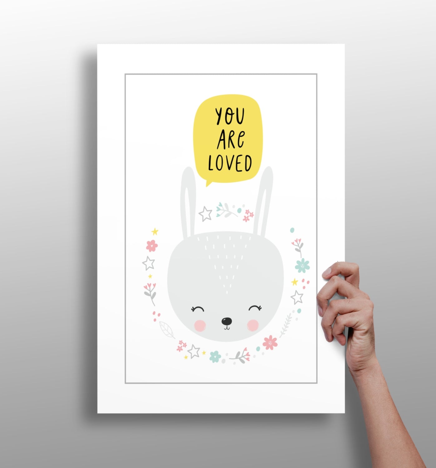 You Are Loved metal wall art 4-piece set