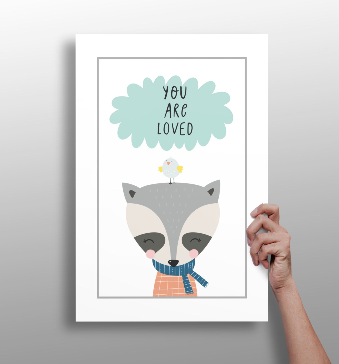 You Are Loved metal wall art 4-piece set
