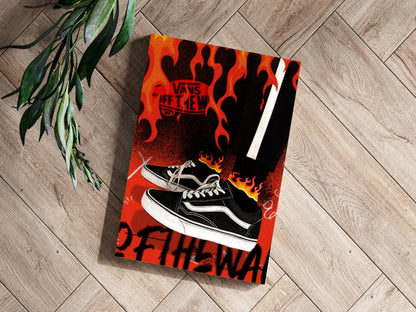 Sneakers Metal Wall Art