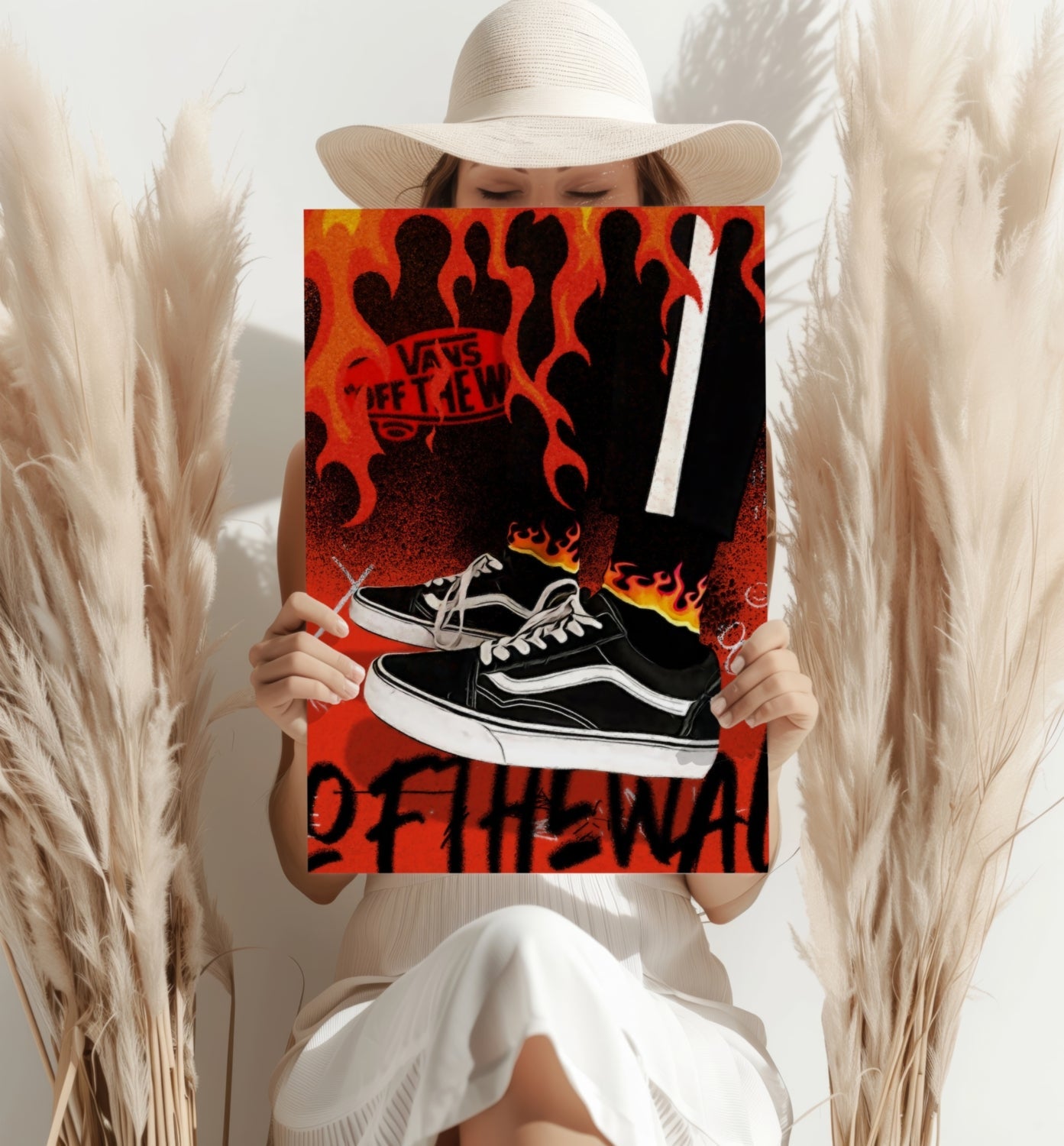 Sneakers Metal Wall Art