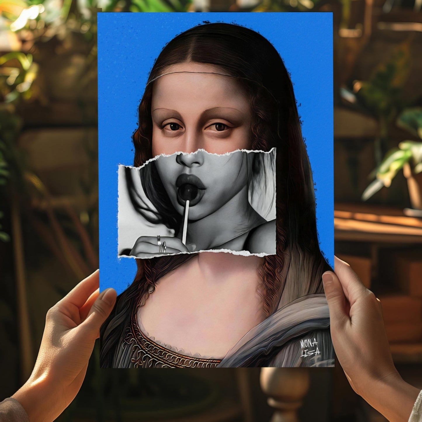 Mona Lisa 4-Piece Metal Wall Art Set