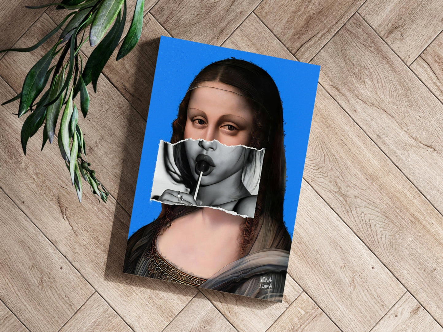 Mona Lisa 4-Piece Metal Wall Art Set