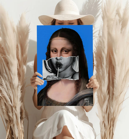 Mona Lisa 4-Piece Metal Wall Art Set
