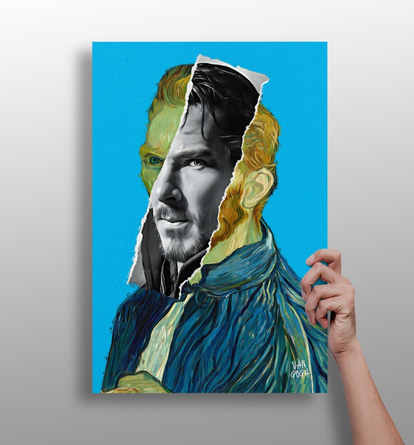 Van Gogh 4-piece aluminum wall art set