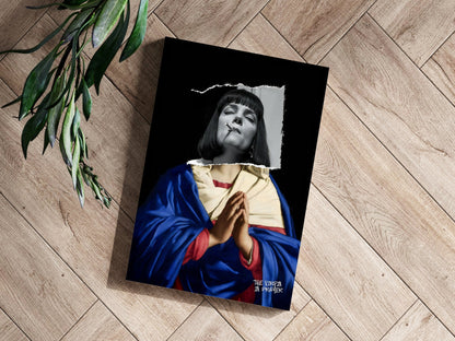 The Virgin Prayer Metal Wall Art