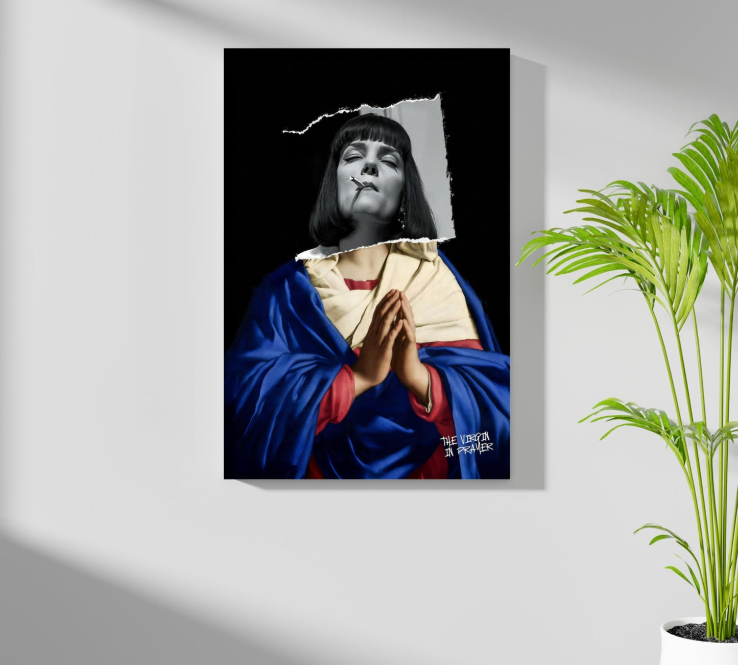 The Virgin Prayer Metal Wall Art