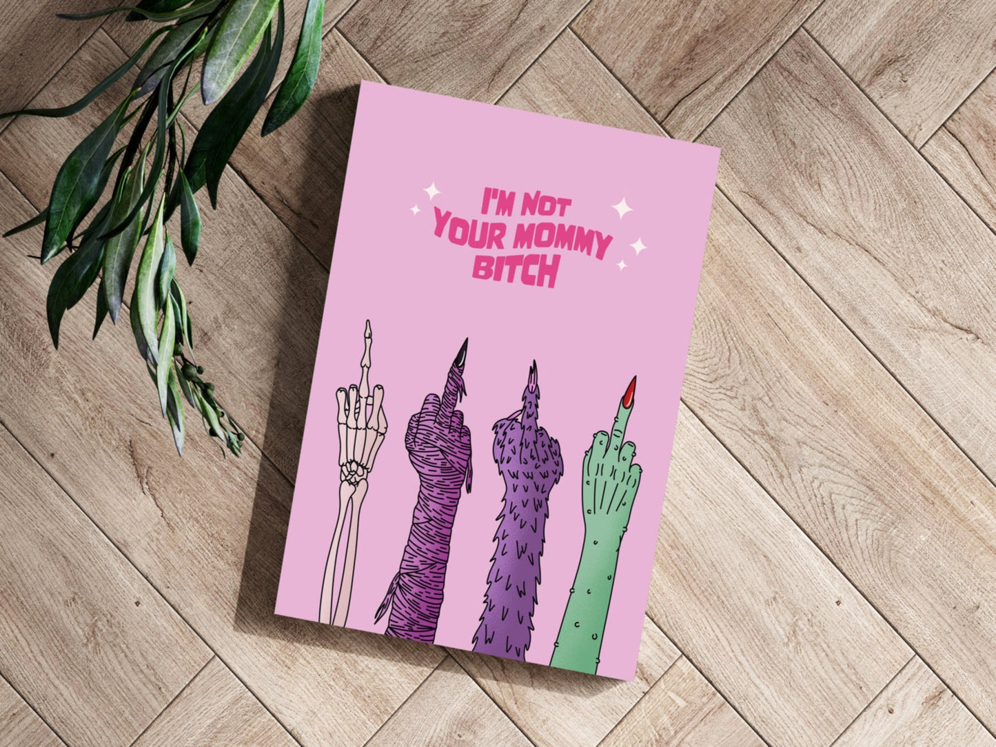 I Am Not Your Mummy Metal Wall Art