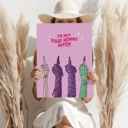 I Am Not Your Mummy Metal Wall Art