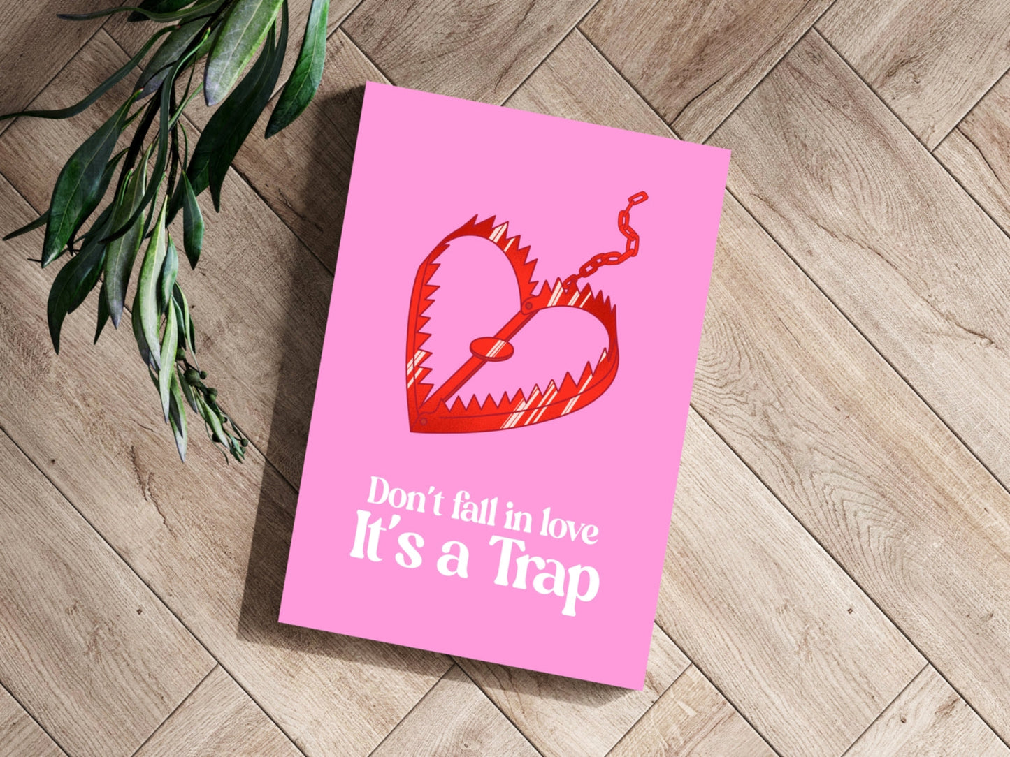 Love Trap Metal Wall Art
