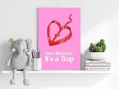 Love Trap Metal Wall Art