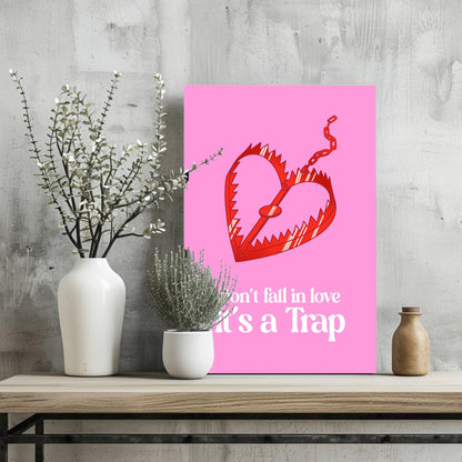 Love Trap Metal Wall Art