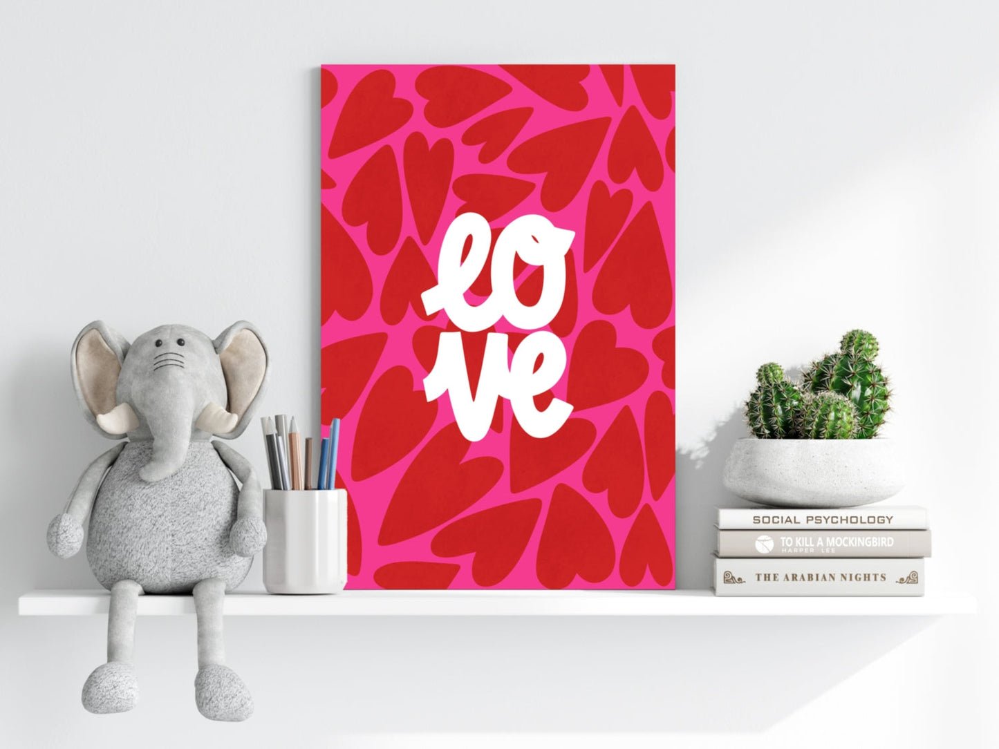 Love Metal Wall Art