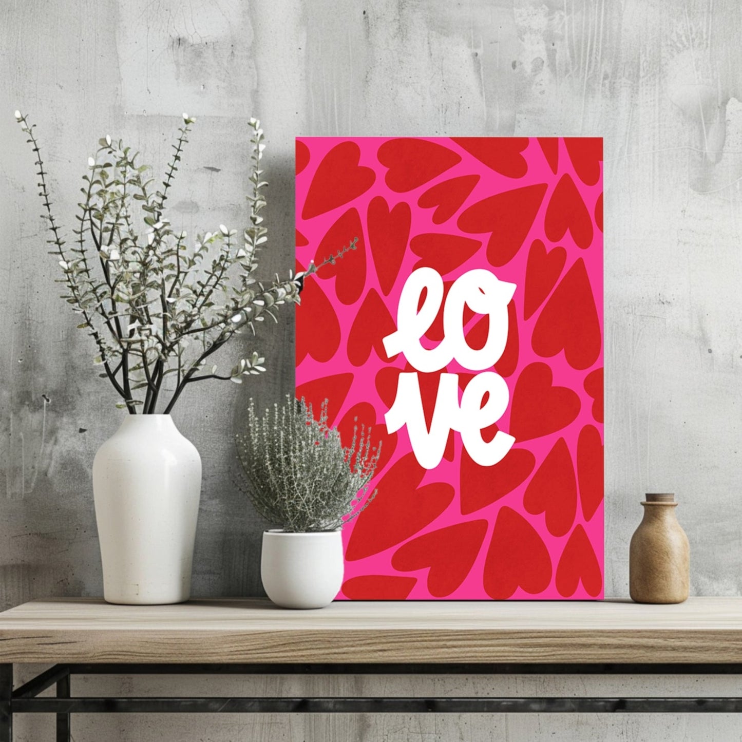 Love Metal Wall Art